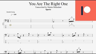 Sports - You Are The Right One (bass tab)