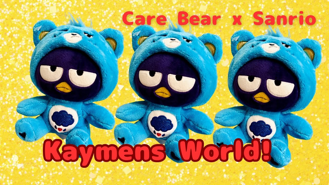 Badtz-Maru Meets Care Bears! 🐧 ️ Grumpy Bear Hoodie Collab | Sanrio x ...