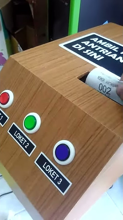 Mesin antrian nomor / mesin antrian loket / mesin loket antrian bank