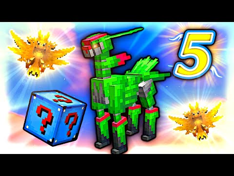 Minecraft Cobblemon Lucky Block Island - THE FOREST OF IRON LEAVES! - Episode 5