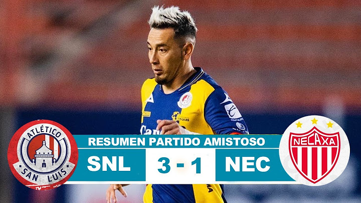 Atlético San Luis vs Necaxa 3-1 Resumen Goles Partido Amistoso 2021