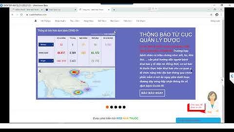 Video demo phần mềm quản lý nhà thuốc - WEB NHÀ THUỐC