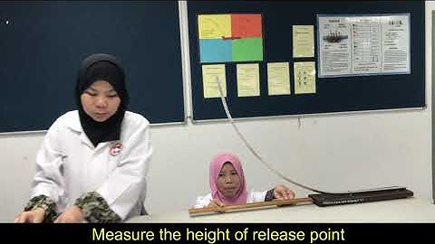SP015 EXPERIMENT 2 - determine the acceleration due to gravity using free fall & projectile motion