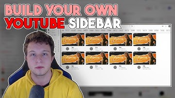 How to create the Youtube Sidebar (React, NodeJS)