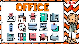 PALABRAS DE OFICINA EN INGLÉS Y ESPAÑOL - PARTE 1 | OFFICE OBJECTS AND SUPPLIES screenshot 5