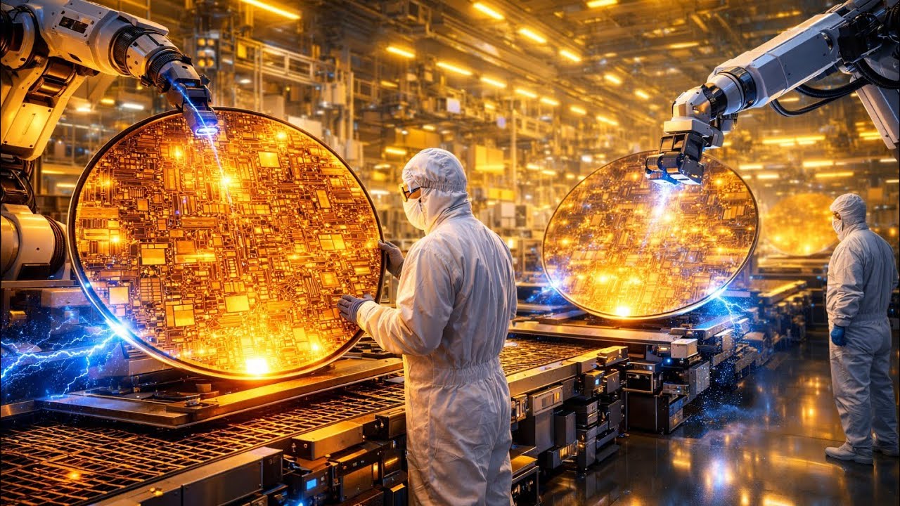 How Microchips Are Made - Inside a $20 Billion Semiconductor Factory 