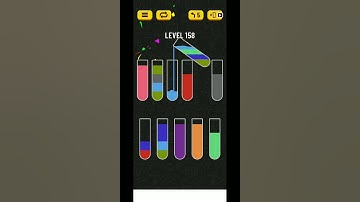 Water sort puzzle level 158
