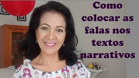 Como indicar fala em um texto?