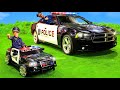 The Kids Play with Real Police Cars