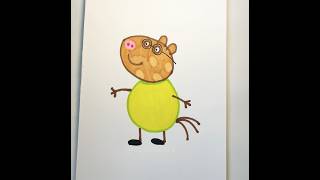 Draw Gerald Giraffe From Peppa Pig In Just 1 Minute