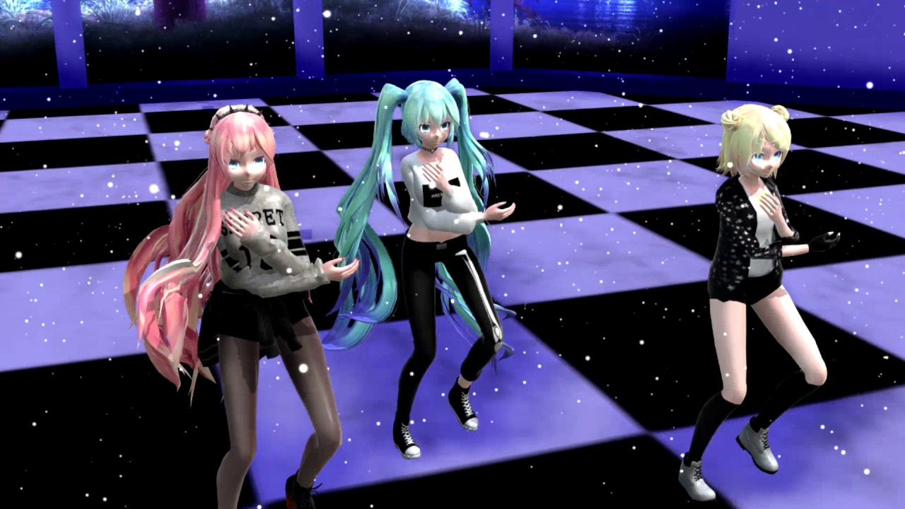【MMD】♡ WAVE ♡ Miku, Luka, Rin ♡ Motion DL ♡