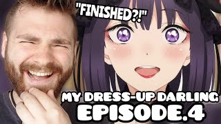 HE COMPLETED IT IN TIME??!!! | My Dress-Up Darling | Episode 4 | New Anime Fan | REACTION!