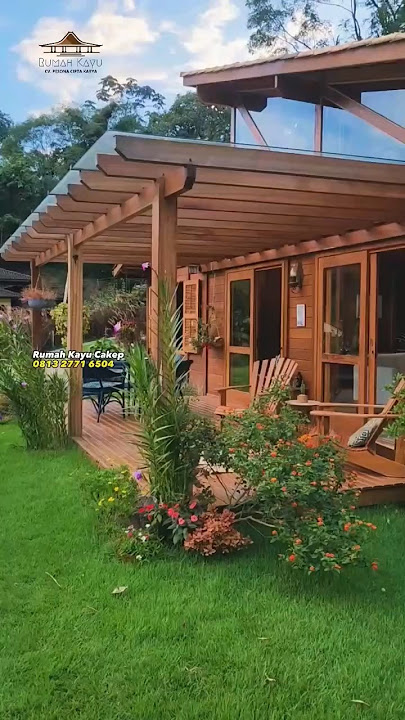 Rumah Kayu Minimalis Modern | start form 300 jutaan. #short #rumahkayuminimalismodern #goodvibes