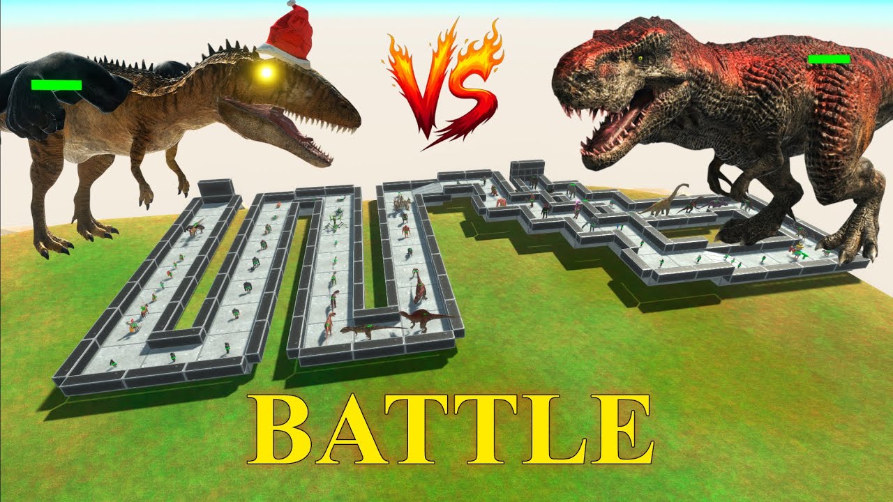 T-Rex VS Mutant | Battle - Animal Revolt Battle Simulator