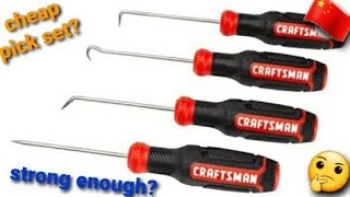 Craftsman 4pc hook and pick set. #Cmht65073