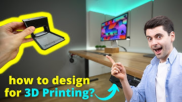 how to design for 3D Printing? Desk holder for Elgato Stream Deck and Wave XLR