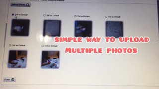 How to upload multiple photos on GENYO