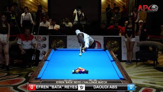 APC (Asia Pool Challenge) 2018 Manila - 2018-08-24 Efren Bata Reyes Challenge vs Ab's Daoudi