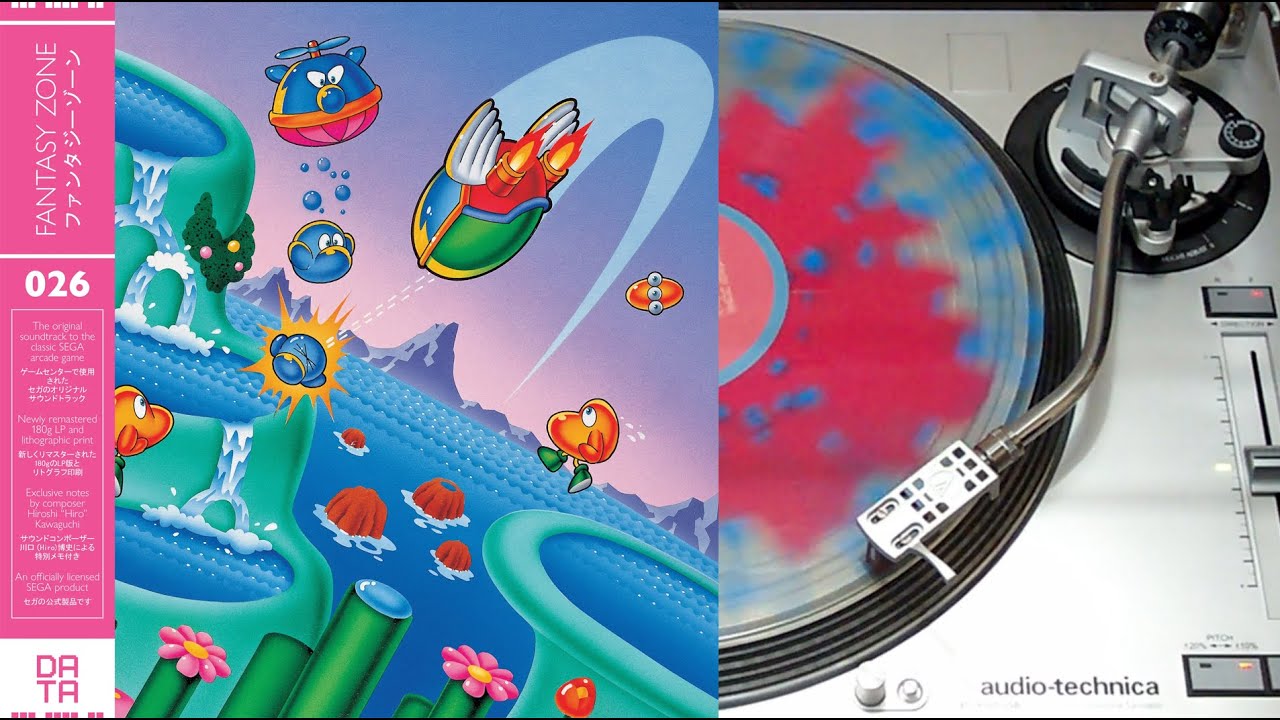 Fantasy Zone   OST vinyl LP face A Data Discs