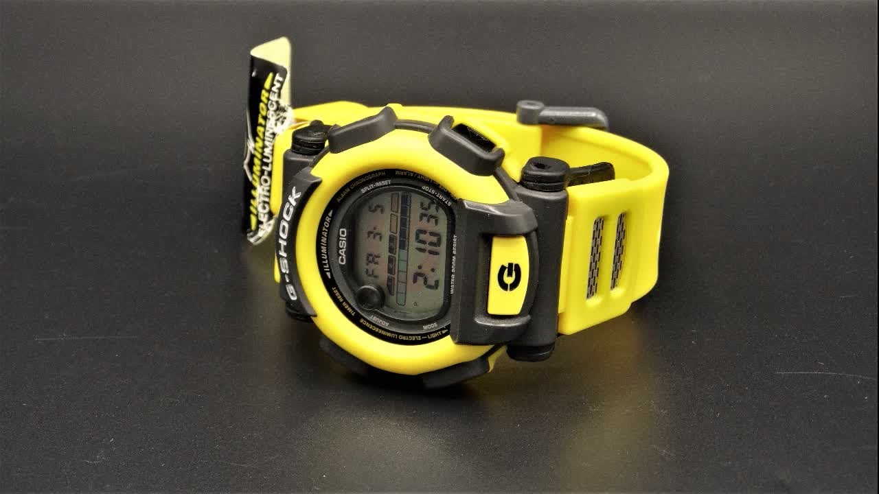 Reloj Casio G-shock DW-003 módulo 1597 Yellow, Iluminador, Alarma ...