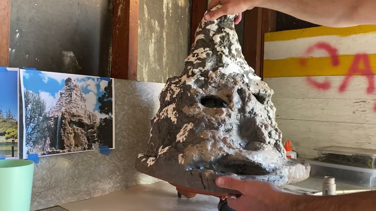 Miniature MATTERHORN Build Update! #disneyland #matterhorn #themeparkinyourlivingroom