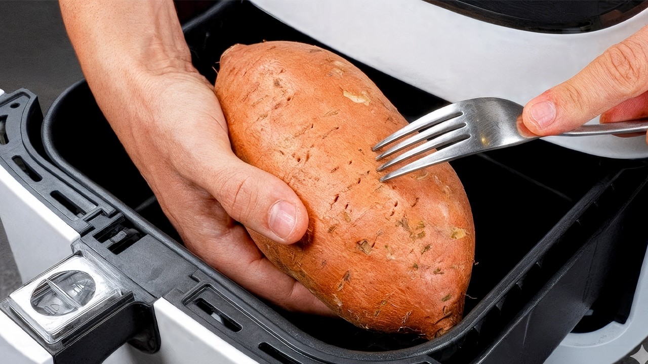 Put Sweet Potatoes in the Air Fryer — Look What Happens! 🔥