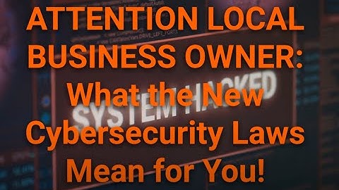 Is Your Business Ready for the New Cybersecurity Laws? 🛡️ Cybersecurity Bill #townsville #cairns
