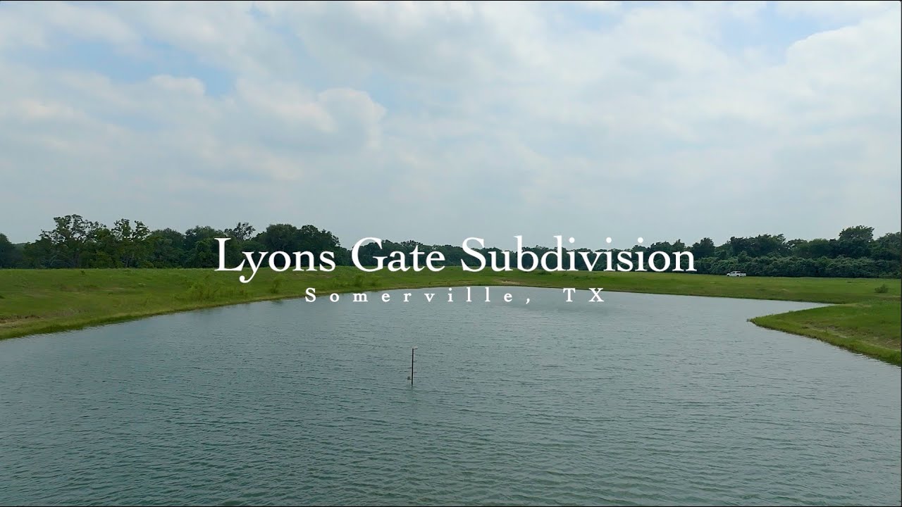 Land For Sale Lyons, TX Lyons Gate Drone Footage YouTube