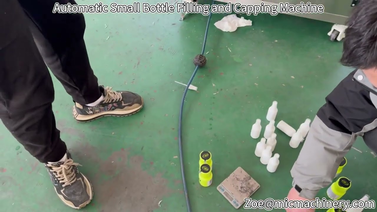 Automatic Small Bottle Filling Capping Machine