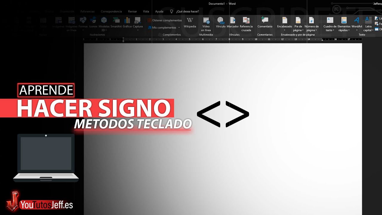 Como Hacer el Signo Mayor Que y Menor Que en mi Teclado - YouTube