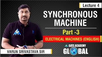Synchronous Machine | Part 3 | Lecture 4 | Electrical Machines