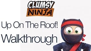 Clumsy Ninja Up On The Roof Walkthrough screenshot 4