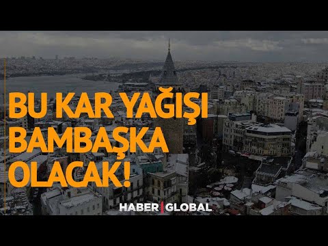 Bu Kez İstanbul'a Kar Yağışı Bambaşka | Hava Durumu