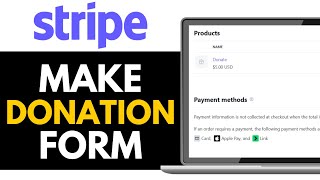 How To Make a Donation Form in Stripe 2025 (EASILY)