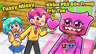 HIHA VÀ YUMMIE KHÁM PHÁ BÊN TRONG TIM CỦA TUSSY MISSY*HIHA MINECRAFT TUSSY MISSY 🎀😲💝