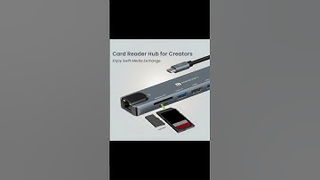 Portronics Mport 8 USB-C USB Hub/Docking Station(8-in-1) with 4K 30Hz HDMI, 100 Mbps Ethernet