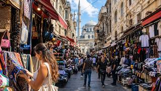 ISTANBUL TURKEY 2026 4K MARKET TOUR | Mahmutpasha Cheap Bazaar, Eminonu Old City Shopping