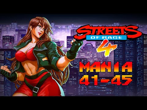 Streets of Rage 4. V7. Blaze. Mania. Speedrun (41:45) | World Record