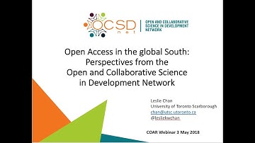 Open Access in the Global South