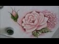 Dicas de pintura grátis - Rosas para iniciantes 2 - pintura em tecido.