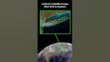 Sentinel-2 Satellite Images New York During Autumn