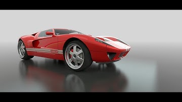 Ford gt 40 modeling in Rhinoceros - Time Lapse -