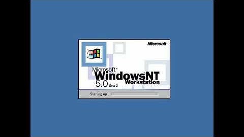 Windows NT 5.0 Beta 2 Boot Sound Paulstretched to 100x Normal Length