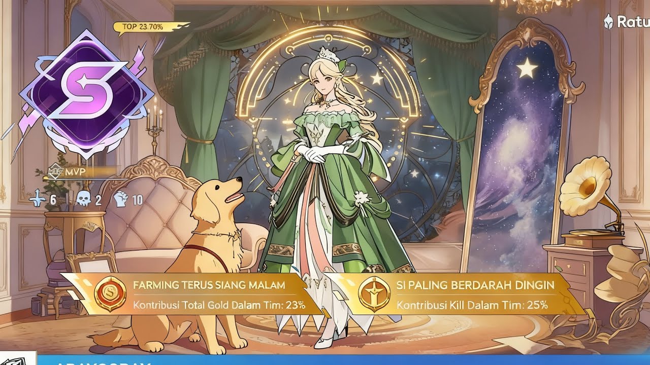 Master Ratu Teratai! Farming & Kill Terbaik di Honor of Kings! #honorofkings #hokid #hokcreator 