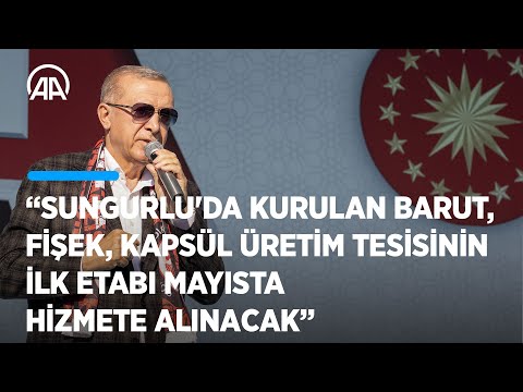 Cumhurbaşkanı Erdoğan, Çorum Toplu Açılış Töreni'nde konuştu