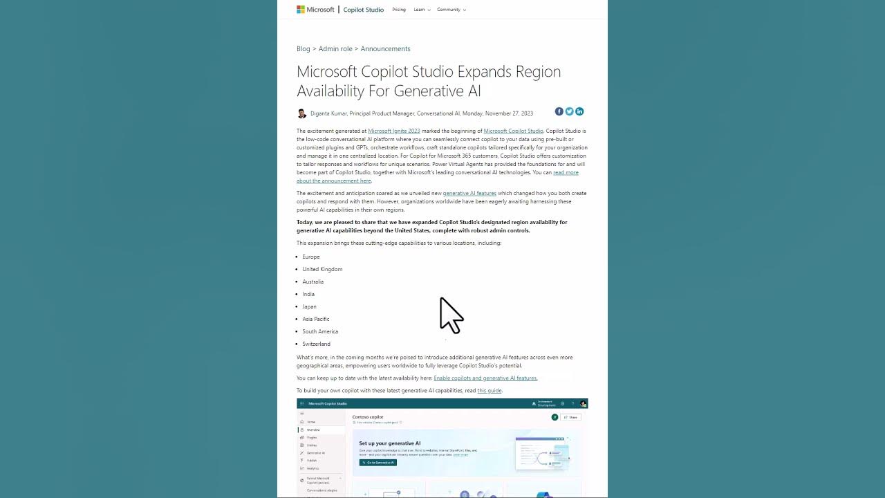 News microsoft copilot studio expands region availability for