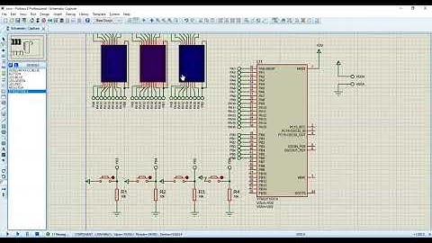 STM32 con Keil & Proteus -  Simulación con display y pulsadores - Barragan Barragan Rolando