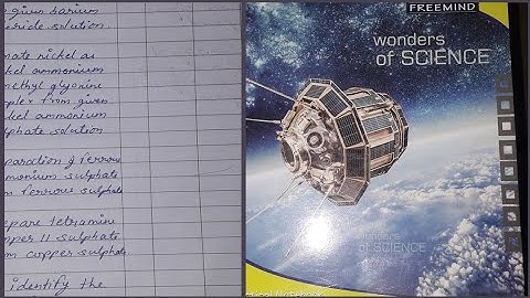 Chemistry practical file BSC 3rd semester (2nd year) of Kumaun university nainital | chamistry file