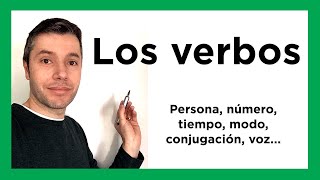 EL VERBO. Morfología: conjugación, número, persona, tiempo, modo, aspecto, voz