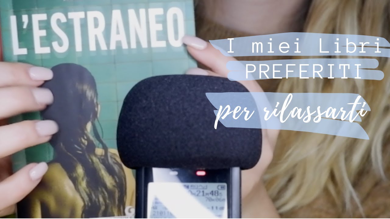 PARLO DI LIBRI MENTRE TU TI ADDORMENTI!! - ASMR ita || Soft spoken, Page flipping, Tapping